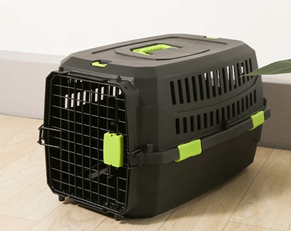 57*37*33 Plastic Pet Cages Houses Top Load Hard Sided Dogs Cats Pet Carriers with 2 Door