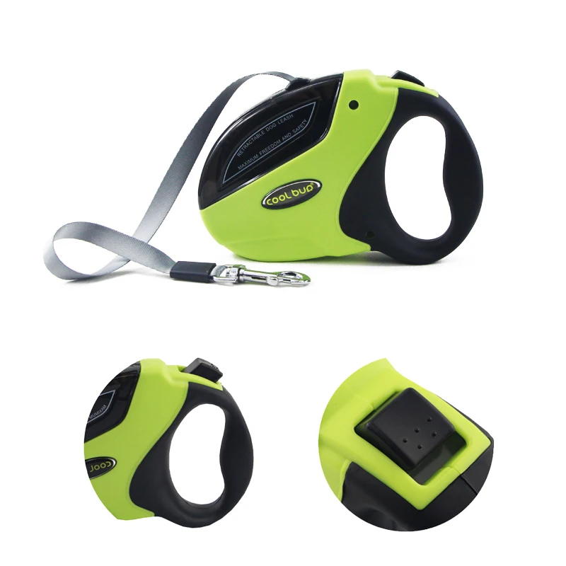 5M 50KG Automatic Retractable Dog Leash Nylon Walking Running Lead Rope Roulette for Large Dogs Pet Outdoor Supplies