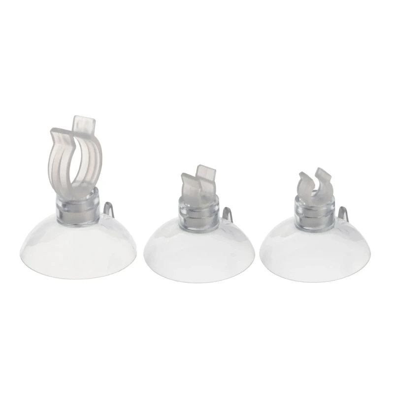 5mm 28mm PVC Plastic Aquarium Suction Cup Holder Fish Tank Pump Airline Tube Holder Eco Friendly Aquarium Accessory