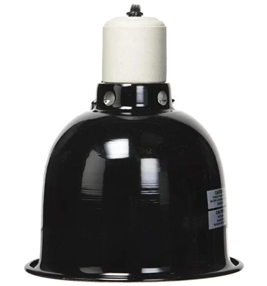 6 Inch Safety Dome Reptile Clamp Lamp Brooder Lamp Lighting for Pets Terrariums & Aquariums