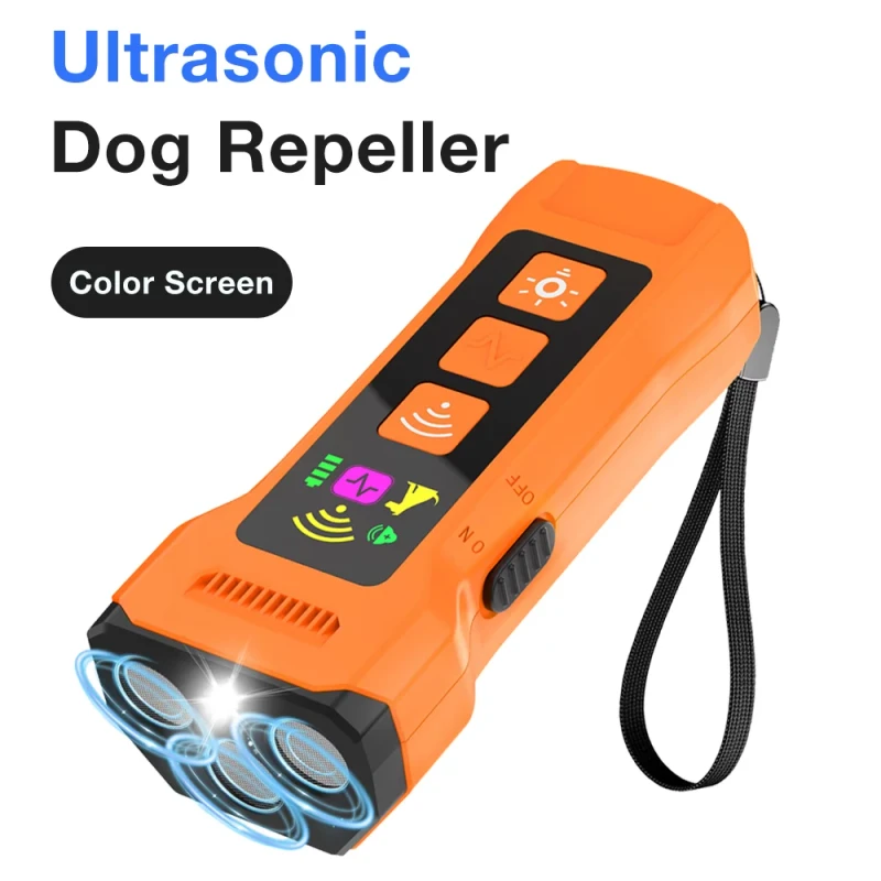 6 in 1 Animal Repeller Pet Training Ultrasonic Device Electric Portable Electric Ultrasonic Dog Trainer