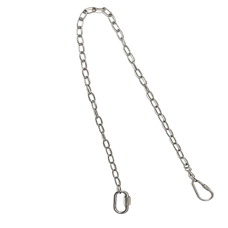 60 cm Stainless Steel Bird Flying Leash Outdoor Training Parrot Leg Chain