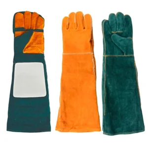 60cm Extra Long PU Anti Bite Anti Scratch Gloves Garden Work Animal Handling Protective Gloves for Dog Cat Reptile Farm