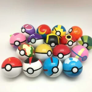 7CM Pet Elf Ball Pokeballs With 2.5-3cm Figures Toys for Children Gift
