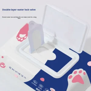 80 Count Pet Wet Wipes No Wash Butt and Tear Stain Cleaning Special Wipes for Dogs and Cats