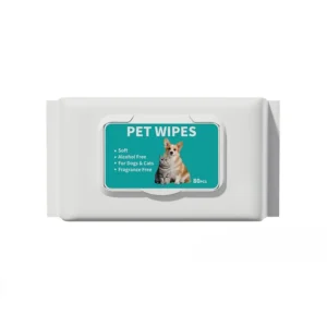 80 PCS Soft Disposable Wet Wipes for Dogs and Cats No Wash Household Item Pet Supplies