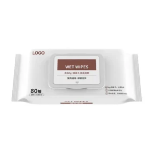 80 Pieces Eco Friendly Non Woven Soft Comfortable Pet Cleaning Wipes for Dogs and Cats Custom Biodegradable Wet Grooming Wipes