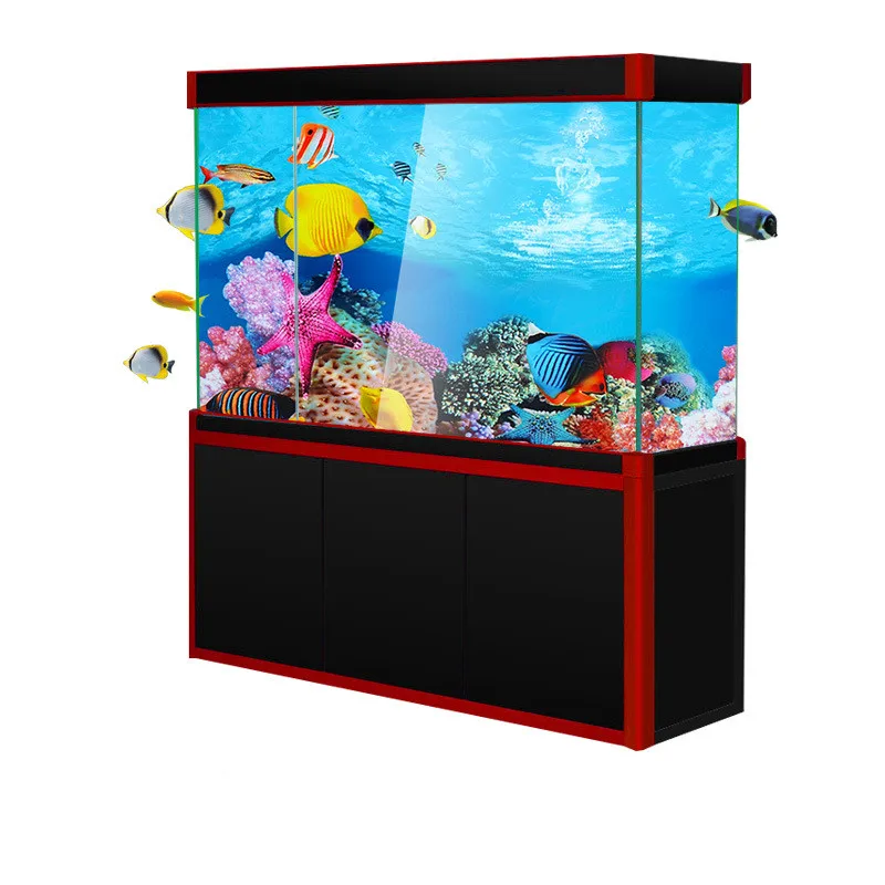 80Cm Decorative Aquarium Fish Tank Background Paper Waterproof Thick Eco friendly Painted Double Sides Wall