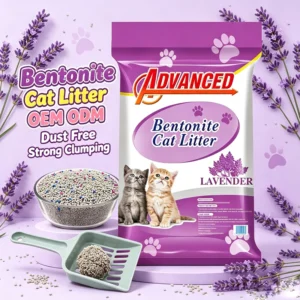 99.9% Dust Free Bentonite Cat Litter Premium Strong Clumping Odor Control Sanitary Sand for Cats