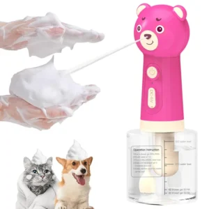 ABS Electric Waterproof Rechargeable Foam Machine Foamer for Pet Bathing and Cleaning