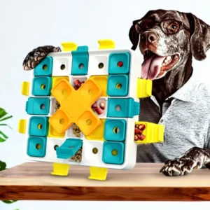 ABS Modern Cute Educational Dog Puzzle Feeder Toy Eco Friendly Material Hidden Food Training Sniffing Exercise Boredom Buster