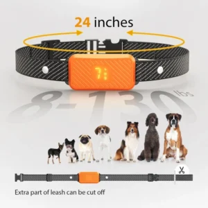 ADZIA Eco Friendly Custom Smart Anti Barking Collar for Dogs Waterproof IP67 Rechargeable Bark Control Product