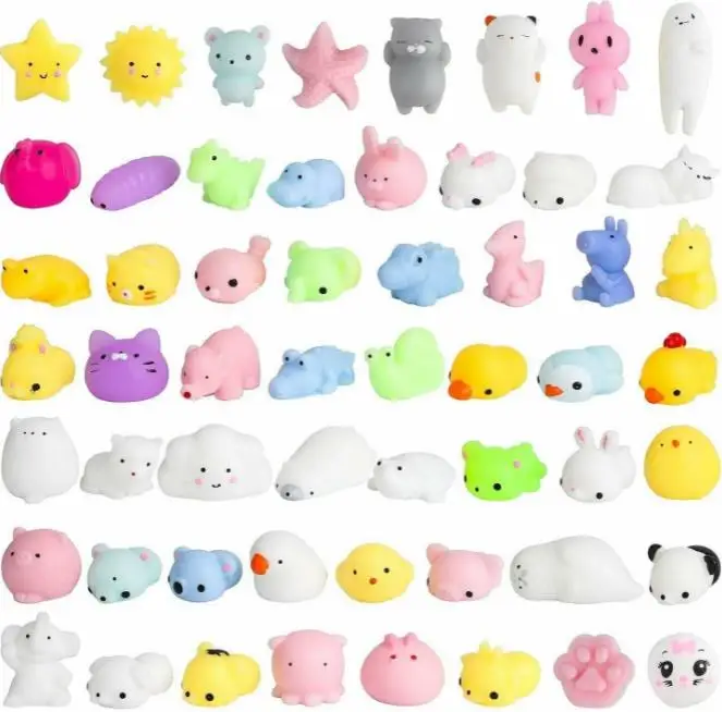 AP Stress Relief Toys Mochi Squishies Soft Small Animal Squishy Squeeze Toys Fidget Sensory Toy for Kids