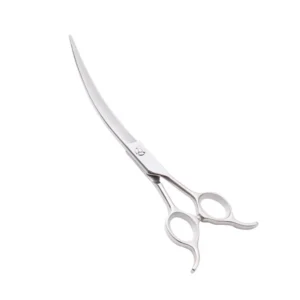 AR 75DQ Eco Friendly Pet Dog Grooming Cutting Scissors Stainless Steel Professional Super Curved Shears