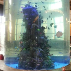 Acrylic Aquarium Mini Fish Tank LED Aquarium Accessories