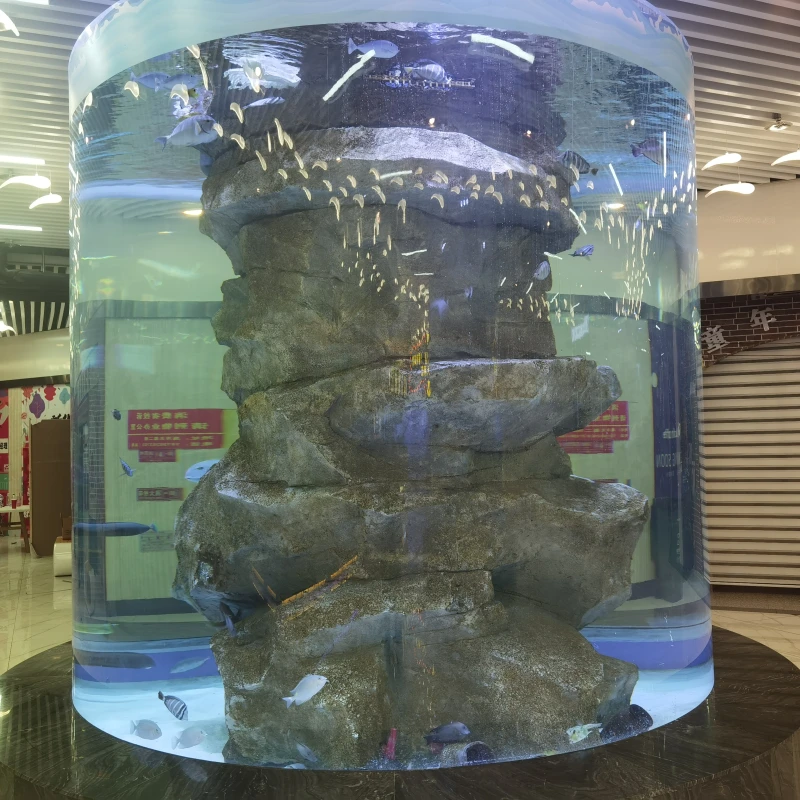 Acrylic Cylinder Aquarium