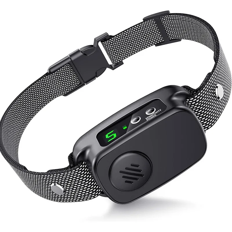Adjustable Anti Barking Vibration Collar Smart Pet New Dog Training Device Waterproof for Pet Supplies