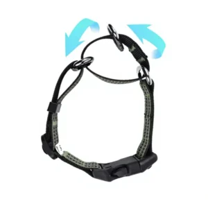 Adjustable Classic Simple Nylon Dog Collar Strong Comfortable Safety Locking Buckle Reflective Anti Pull Pet Collar Name