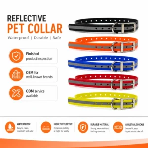 Adjustable Dog Collar Leash Pet Supplies Vibrant Coordinated Color Luminous Running Pet Item Solid Dog Collar