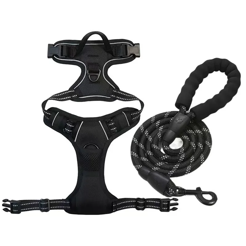 Adjustable Dog Leash Pet Collar And Lead Pet Accessories