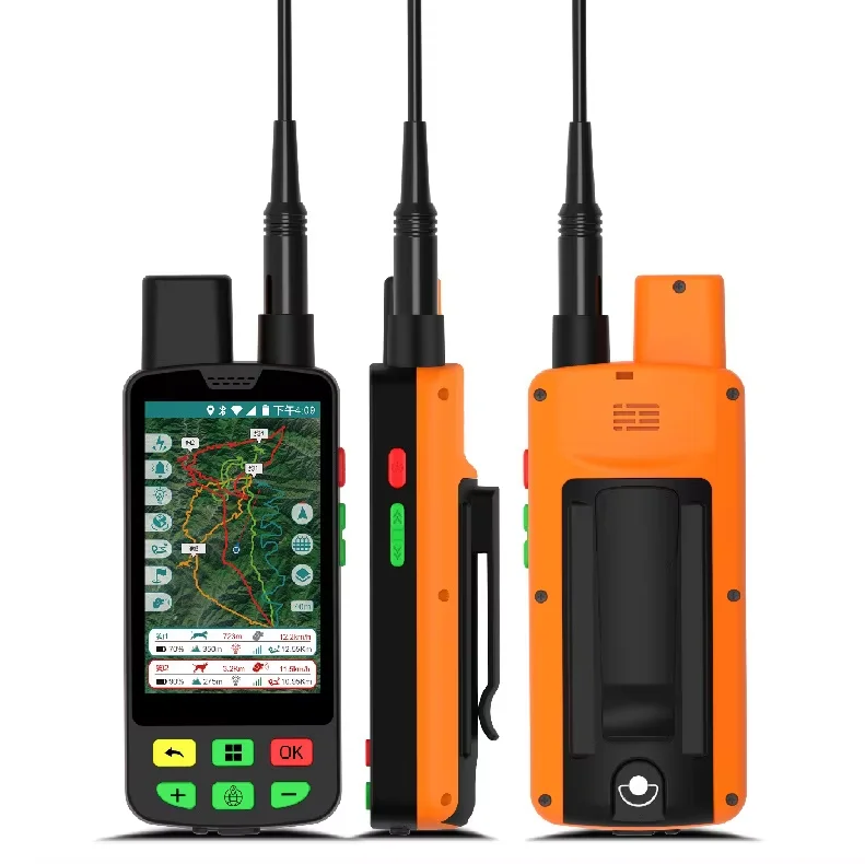 Adjustable Dog Training Android IOS GPS Pet Tracker 4G Dual Mode with IP68 Waterproof and Multi-Dog Control