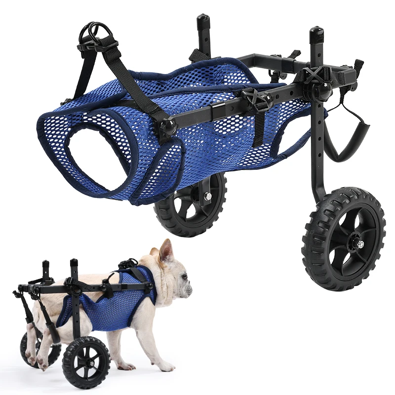 Adjustable Eco Friendly Pet Walker Wheelchair Cart for Elder Dogs and Cats for Pet Training & Behavior for Any Animal