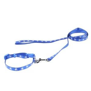 Adjustable Harness Pet Dog Leash Prints Nylon Dog Leads Pet Collars Leashes