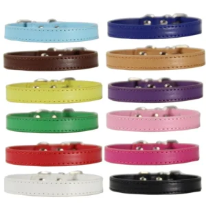 Adjustable Metal Buckle Collar for Dogs Small Medium Large Pet Collar