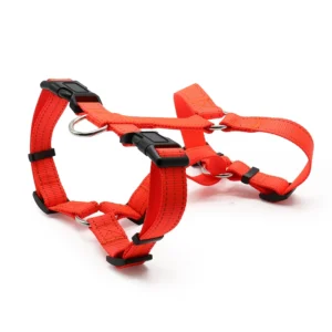 Adjustable Nylon Dog Harness Reflective Collar Leash Breathable Pet Running Gear Direct Factory Supply Fashion Sport