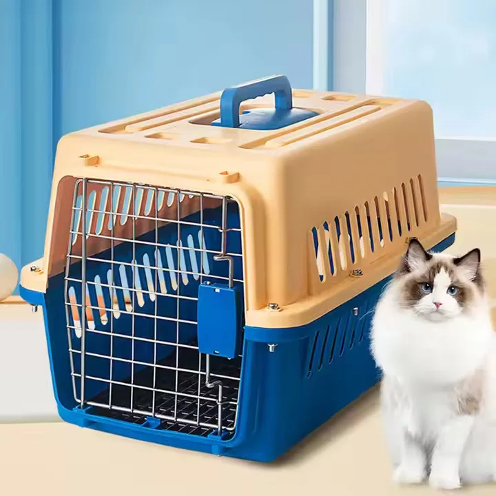 Adjustable Outdoor Travel Pet Carrier Small Portable Foldable Dog Cage Cat Aviator Case Convenient Dog Accessories Pet Carriers