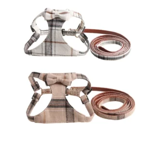 Adjustable Pet Harnesses Padded Pet Harness and Leash Set with 1.3*120CM Pet Leash
