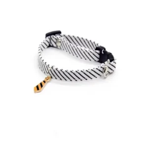 Adjustable Polyester Dog Collar with Decorative Lights Pet Neck Strap for Kitten and Puppy Cat Collar