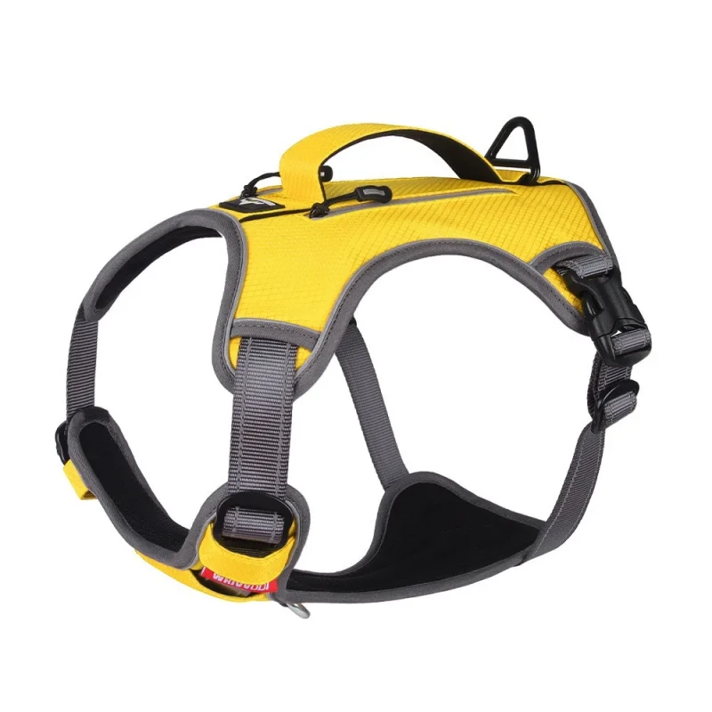 Adjustable Reflective Dog Harness Soft Padded Chest Strap Anti Break Thickened Handle No Choke Buckle Closure Medium Large Pets
