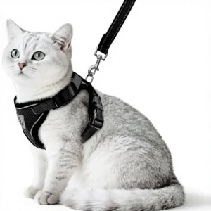 Adjustable Reflective Simple Solid Polyester Pet Dog Harness No Choke Soft Padded Escape Proof Breathable Easy Control