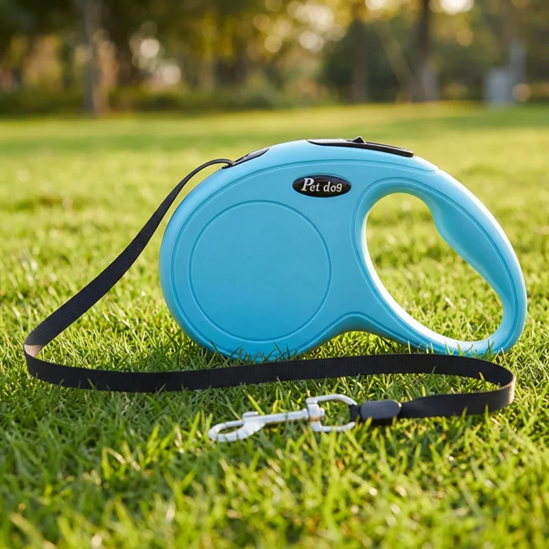 Adjustable Simple Pet Dog Leash Lightweight Waterproof Automatic Retractable Puppy Traction Rope for Small Dogs