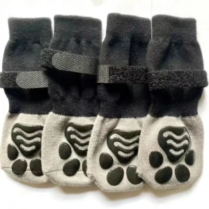 Adjustable Waterproof Breathable Boots Pet Shoes Outdoor Rubber Anti Slip Sole Cat Dog Socks