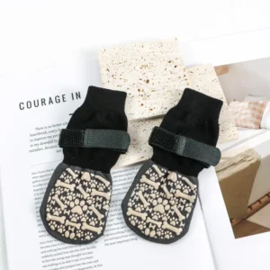 Adjustable and Thickened Custom Dog Socks Anti slip Premium Non slip Dog Socks