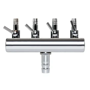 Air Flow Control Valve Copper Chrome Plated Fish Tank Accessories Aquarium Metal Air Distributor