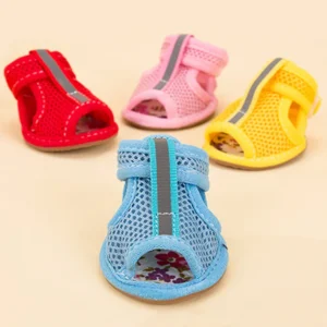 Air Mesh Socks Shoes for Dogs Breathable Cool Pet Shoes Socks Accessories for Dog Walking