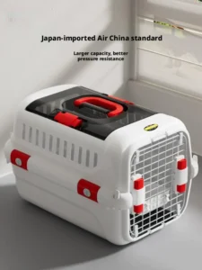 Aircraft-grade Lightweight Pet Carrier for Cats Small/Medium Dogs Portable Hiking Travel Cage Large Space Capsule Checked