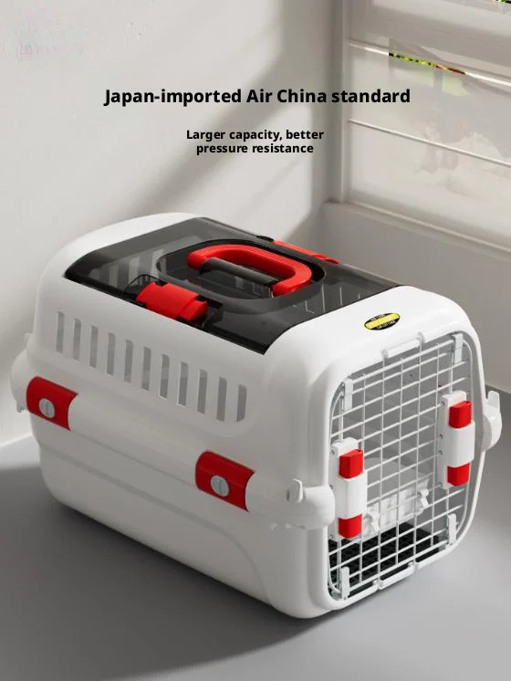 Aircraft-grade Lightweight Pet Carrier for Cats Small/Medium Dogs Portable Hiking Travel Cage Large Space Capsule Checked