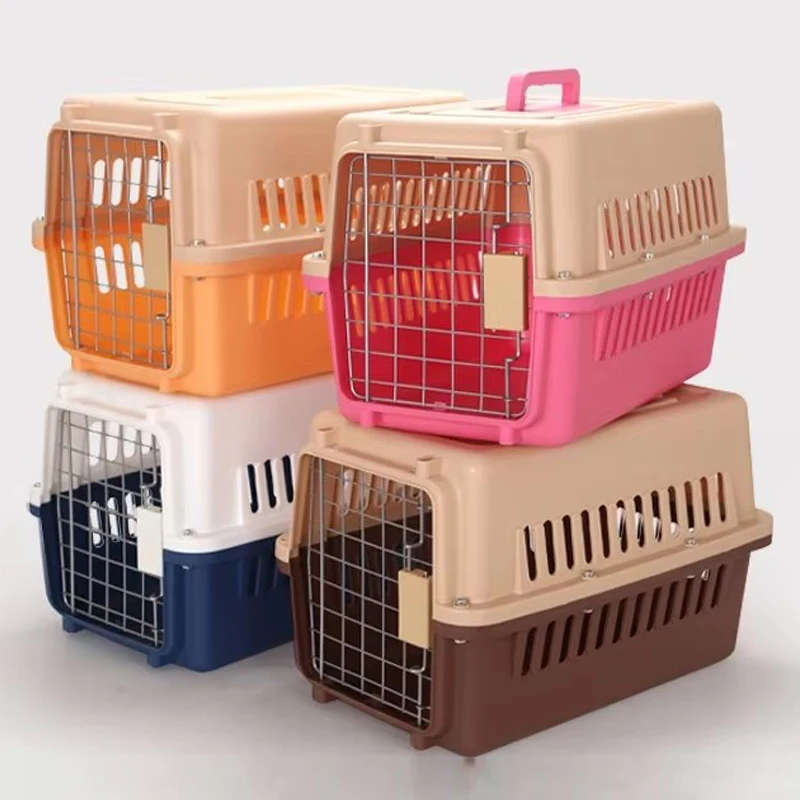 Airline Approved Adjustable Portable Pet Travel Crate with Canvas Material Sturdy Dog Cat Transport Box for Small Pet Carrier