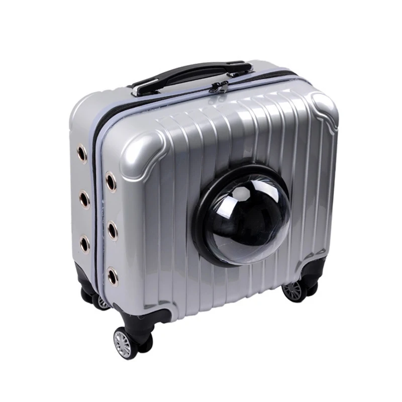 Airline Approved Expandabale Ventilated Pet Carrier Dog Cats Travel Trolley Luggage