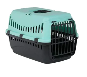 Airline Approved Foldable Plastic Cat Carrier & Pet Cage with Handle for Dogs & Cats