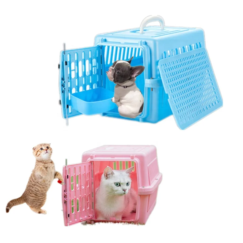 Airline Approved IATA Pet Carrier Breathable Mesh Expandable Cat Dog Travel Cage for Airplane