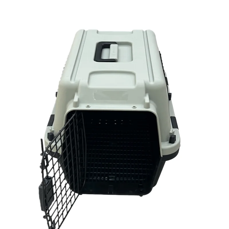 Airline Approved Pet Carrier for Travel Cats and Small Dogs Lightweight Plastic Pet Transport Box