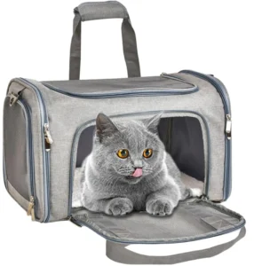 Airline Approved Pet Travel Carrier Bag Portable Pet Bag Folding Fabric Pet Carrier Travel Carrier Bag for Dogs or Cats