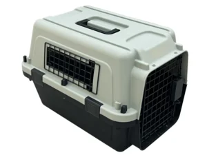 Airline Approved Plastic Pet Carrier with Wheels Eco Friendly Houses & Plastic Tray for Dogs Cats & Small Animals