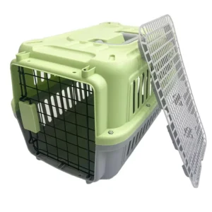 Airline Approved Polyester Plastic Pet Carrier for Cats Small Dogs Solid Design Button Closure TSA Compliant Travel