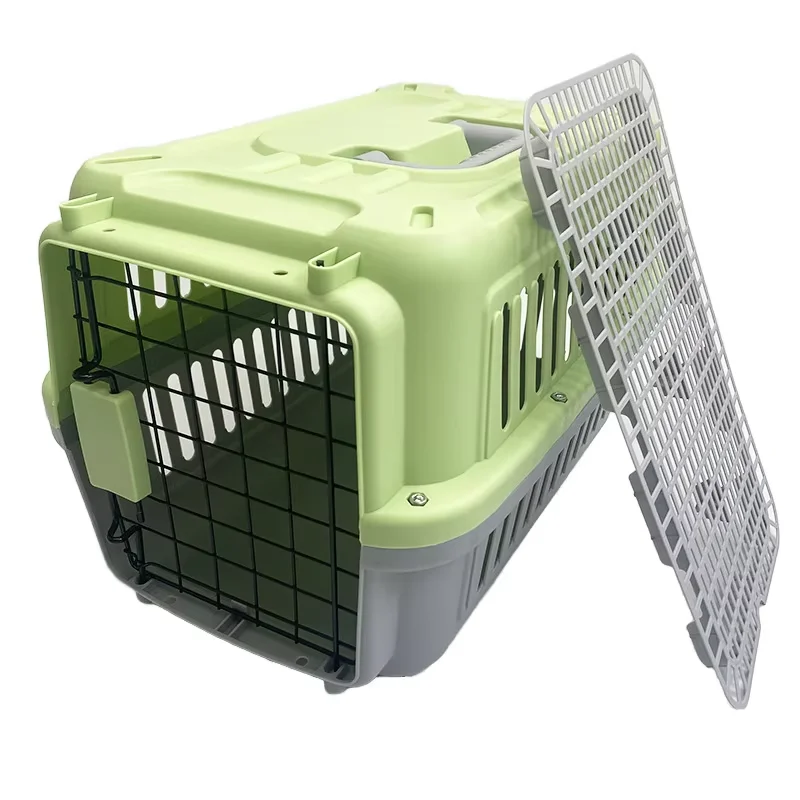 Airline Approved Polyester Plastic Pet Carrier for Cats Small Dogs Solid Design Button Closure TSA Compliant Travel